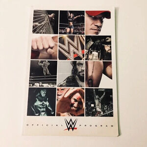 2014 WWE Wrestling  Official Program John Cena